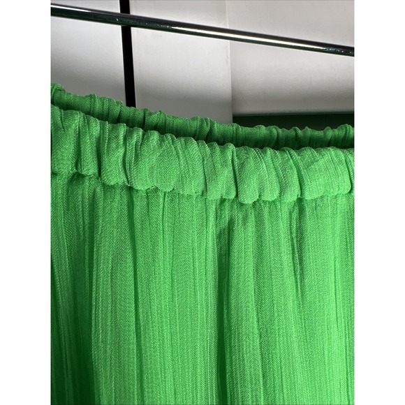 J. Crew Gwyneth Layered Crinkle Chiffon Slip Skirt Size M Mountain Valley NWT - Picture 6 of 13